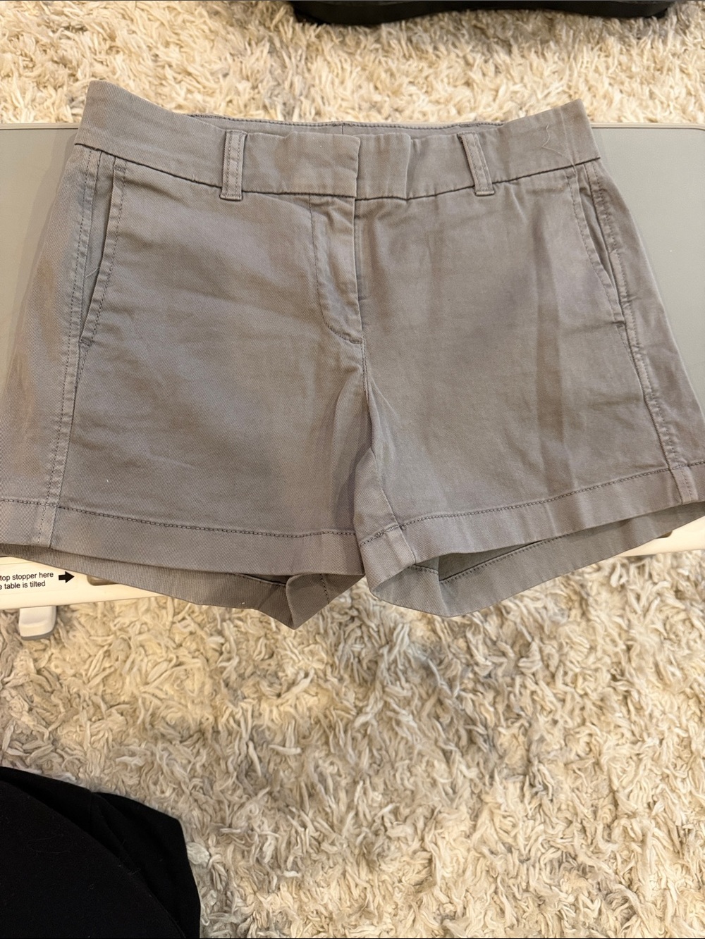 J. Crew Light Gray Tailored Cotton Shorts